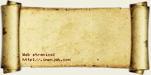 Anđela Prijić vizit kartica